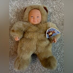 Vintage 1998 Anne Geddes Baby Bear Bean Bag